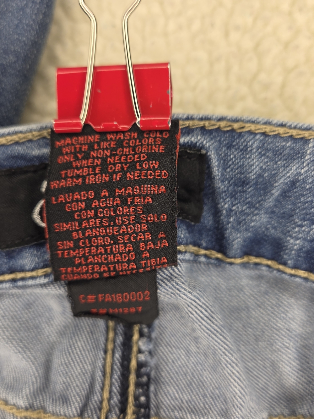 Blue Embroidered Ankle Cut Women’s Jeans By Earl Size 10 - Picture 13 of 13